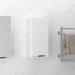 vidaXL Wand-Badschrank Wei&szlig; 32x20x67 cm