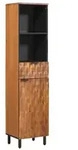 vidaXL Badezimmerschrank Braun 38 x 33 x 160 cm Massivholz Mango