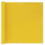 vidaXL Balkon-Sichtschutz Gelb 90x500 cm HDPE