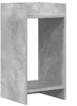 vidaXL Pflanzenst&auml;nder Betongrau 30 x 30 x 60 cm Holzwerkstoff