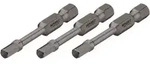 Kraft-Torsionsbit 2204SLG-3/3, Antr. 1/4Zoll Abtr. SW3, 6kt., WKZ: 3, HAZET