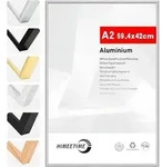 Bilderrahmen A2 42x59,4cm Aluminium Alu | Silber A2(42x59.4cm) 1x