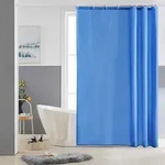 Duschvorhang schmal Polyester H180 x B150 cm (1er Pack) Blau