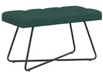 vidaXL Bank mit Knopfheftung Dunkelgr&uuml;n 80 x 40 x 46 cm Stoff