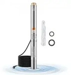 VEVOR Tiefbrunnenpumpe, 750 W Ausgangsleistung, 100 l/min Durchfluss, 75 m