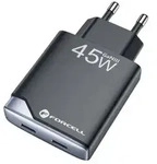 FORCELL F-ENERGY GaN III B245201 Ultra Slim Reise-Ladeger&auml;t 45 W &ndash; Schwarz