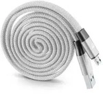 Cellularline USBDATAROLMUSBD, 1 m, Micro-USB B, USB A, USB 2.0, Grau