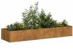vidaXL Pflanzk&uuml;bel Rostig 280x80x40 cm Wetterfester Stahl