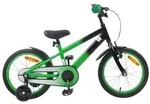 vidaXL Kinderfahrrad 16 Zoll f&uuml;r 4-6 Jahre alt Blau Schwarz