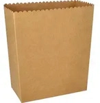 "PAPSTAR Popcorn-Box Pappe "pure" eckig, 2.400 ml"