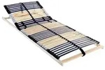 vidaXL Bett-Lattenrost Braun 70 x 190 cm Massivholz Buche
