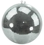 Spiegelkugel 50cm silber Safety Discokugel Mirrorball Disko Partykugel Dekokugel