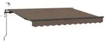 vidaXL Ausziehbare Markise Taupe 600 x 300 cm Polyester