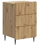 vidaXL Nachttisch Artisan-Eiche 43 x 41 x 68 cm Holzwerkstoff
