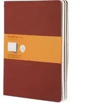 Notizheft Cahier XL 19x25cm VE=3 St&uuml;ck liniert preiselbeerrot