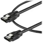 StarTech.com 0.6 m Round SATA Cable - Latching Connectors - 6Gbs SATA Cable -