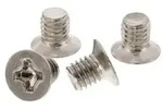 "INLINE - Schraubenset - f. 2,5"" HDD/SSD - 3mm - flacher Senkkopf - silber...