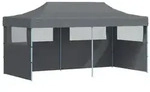 vidaXL Party-Zelt Anthrazit 291 x 580 x 315 cm Oxford-Stoff