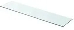 vidaXL Regalboden Glas Transparent 90x20 cm
