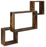 vidaXL Wandregal Wandhalterung Braun 91,5 x 15 x 76 cm Holzwerkstoff