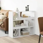 vidaXL Raumteiler Wei&szlig; 100x33x94,5 cm Holzwerkstoff