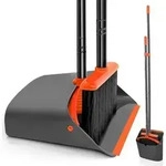 Besen Kehrschaufel Set 137 cm Langstiel Kehrbesen Aufrecht Stehende