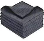 Mikrofaser Reinigungst&uuml;cher 30x30cm 6er Set Grau Saugstark