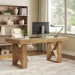 Tribesigns Schreibtisch, 160 &times; 80 &times; 75 cm, Computertisch Gaming Tisch mit...