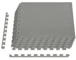 vidaXL Fu&szlig;matten 6 pcs Grau 2,16 m2 EVA-Schaum