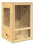 vidaXL Terrarium Braun 50 x 50 x 80 cm OSB