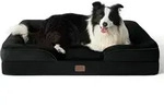 Hundebett orthop&auml;disches ergonomisches L 89 x B 63 x H 17 cm Schwarz