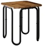 vidaXL Couchtisch Altholz 40 x 40 x 45 cm Holzwerkstoff