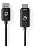 Nedis CCGP37108BK18 - 1,8 m - HDMI Typ A (Standard) - DisplayPort - M&auml;nnlich -