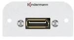 KIND Konnect 54 alu - Display 7441000588 Port Blende 1/2 54x54 mit Kabelpeitsche