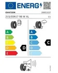 OVATION Sommerreifen 215/55 R17 TL 98W VI-388 XL