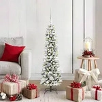 vidaXL K&uuml;nstlicher Weihnachtsbaum mit 150 LEDs mit St&auml;nder Wei&szlig; 120 cm