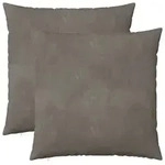 vidaXL Kissenbezug 2 pcs HEERLEN Hellgrau 65 x 65 cm Samt
