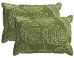 vidaXL Kissenbezug 2 stk. HOUTEN Blattdesign 50 x 80 cm Polyester
