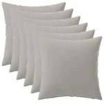 vidaXL Kissenbezug 6 pcs HEERLEN Grau 35 x 35 cm Polyester