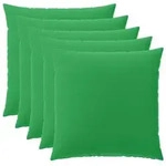 vidaXL Kissenbezug 6 pcs HEERLEN Gr&uuml;n 80 x 80 cm Polyester