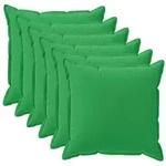 vidaXL Kissenbezug 6 stk. HOUTEN Gr&uuml;n 40 x 40 cm Polyester