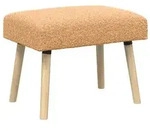vidaXL Bank Uni Beige 60 x 40 x 45 cm Boucl&eacute;
