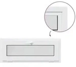 vidaXL Kippfenster f&uuml;r den Keller RISOR 105 x 40 cm PVC und Glas