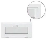 vidaXL Kippfenster f&uuml;r den Keller RISOR 85 x 40 cm PVC und Glas