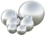 vidaXL Geb&uuml;rsteter Ball 6 pcs &Oslash; 15 cm Silber Edelstahl 201