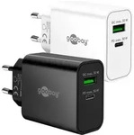 Goobay 75336 USB-CTM PD GaN Dual-Schnellladeger&auml;t (30 W) wei&szlig;, wei&szlig; - 1x