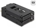 "Delock - Mobiles Speicher-Rack - schmaler Schacht - 5,25" bis 2 x 2,5" (13,3 cm bis