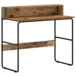 vidaXL Schreibtisch mit Stauraum Eichenholz 100 x 50 x 91 cm