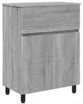vidaXL Waschtisch Grau Sonoma 60 x 35 x 80 cm Holzwerkstoff