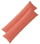 vidaXL Kissenbezug 2 pcs ALMELO Rot-Orange 40 x 145 cm Cord